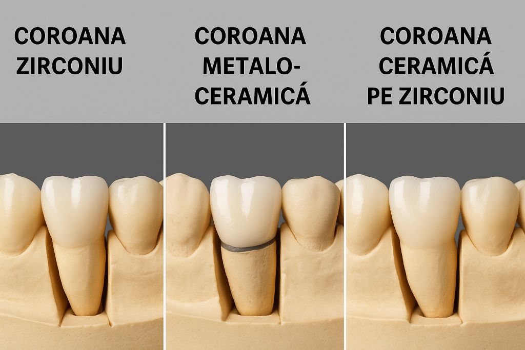 Diferente intre coroanele de zirconiu si cele metalice