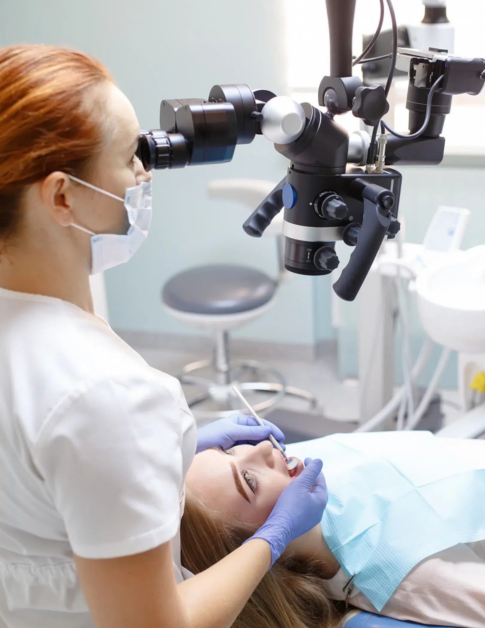 Microscop endodontic cabinet stomatologic sector 1