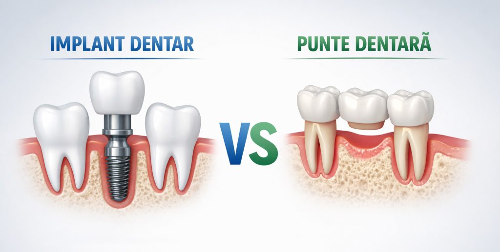 implant vs punte dentara